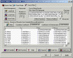 Curve Fitting Dialog
